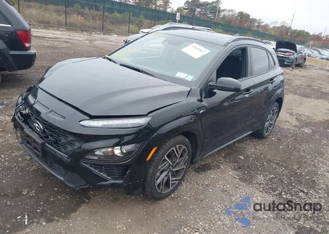 2023 Hyundai Kona N Line z USA, uszkodzony, nr VIN KM8K3CA33PU004293